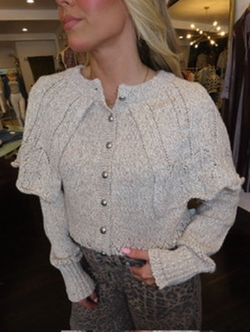 free people bali cape may sweater in natural combo