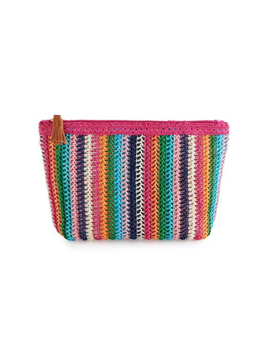 maya zip pouch in multi