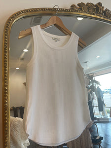 another love cora tank in white