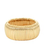 gold chunky stretch bangle