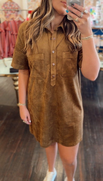 z supply sydney suede mini dress in coconut