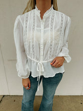 Load image into Gallery viewer, free people best of me blouse in white