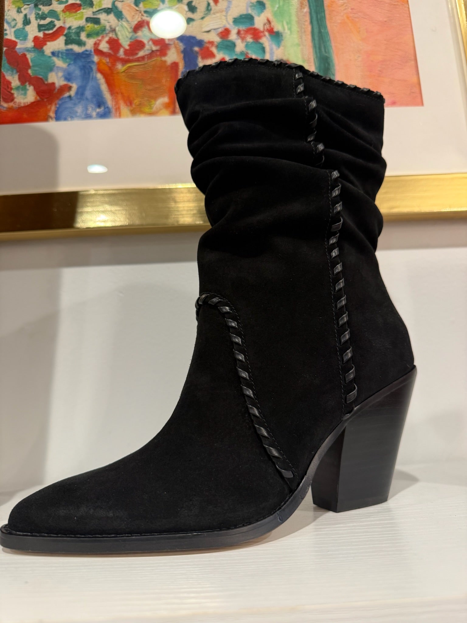 dolce vita julith ankle boots in onyx