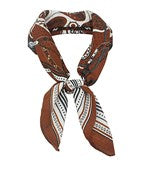 paisley bandana in brown