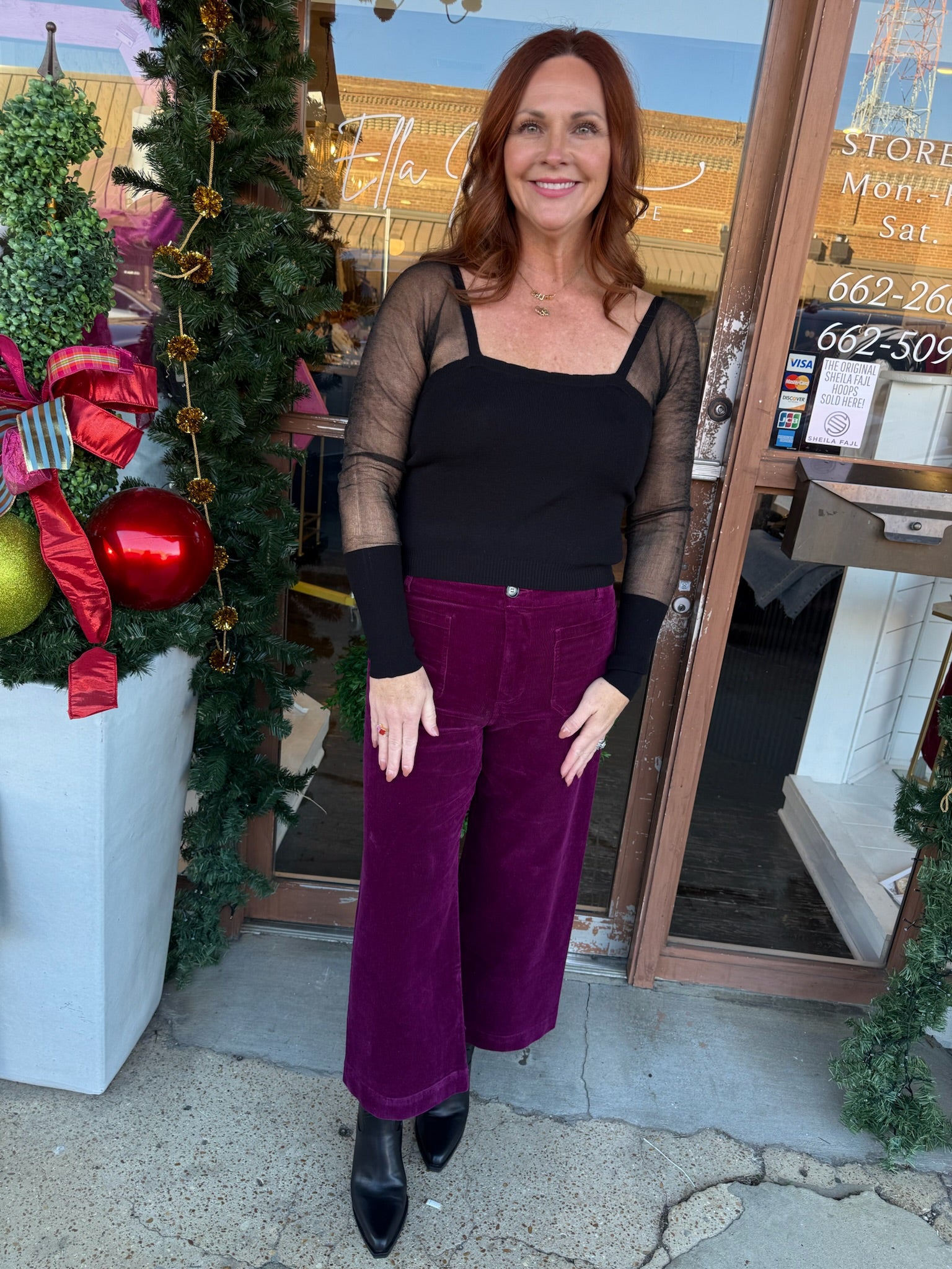 another love analei pants in blackberry