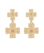 laura earrings in gold