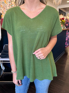 ivy jane "go-to" tee in green