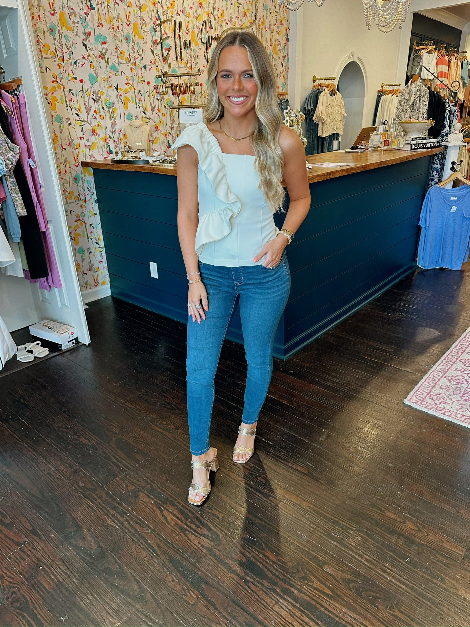 liverpool the gia glider ankle skinny jean in santa ynez