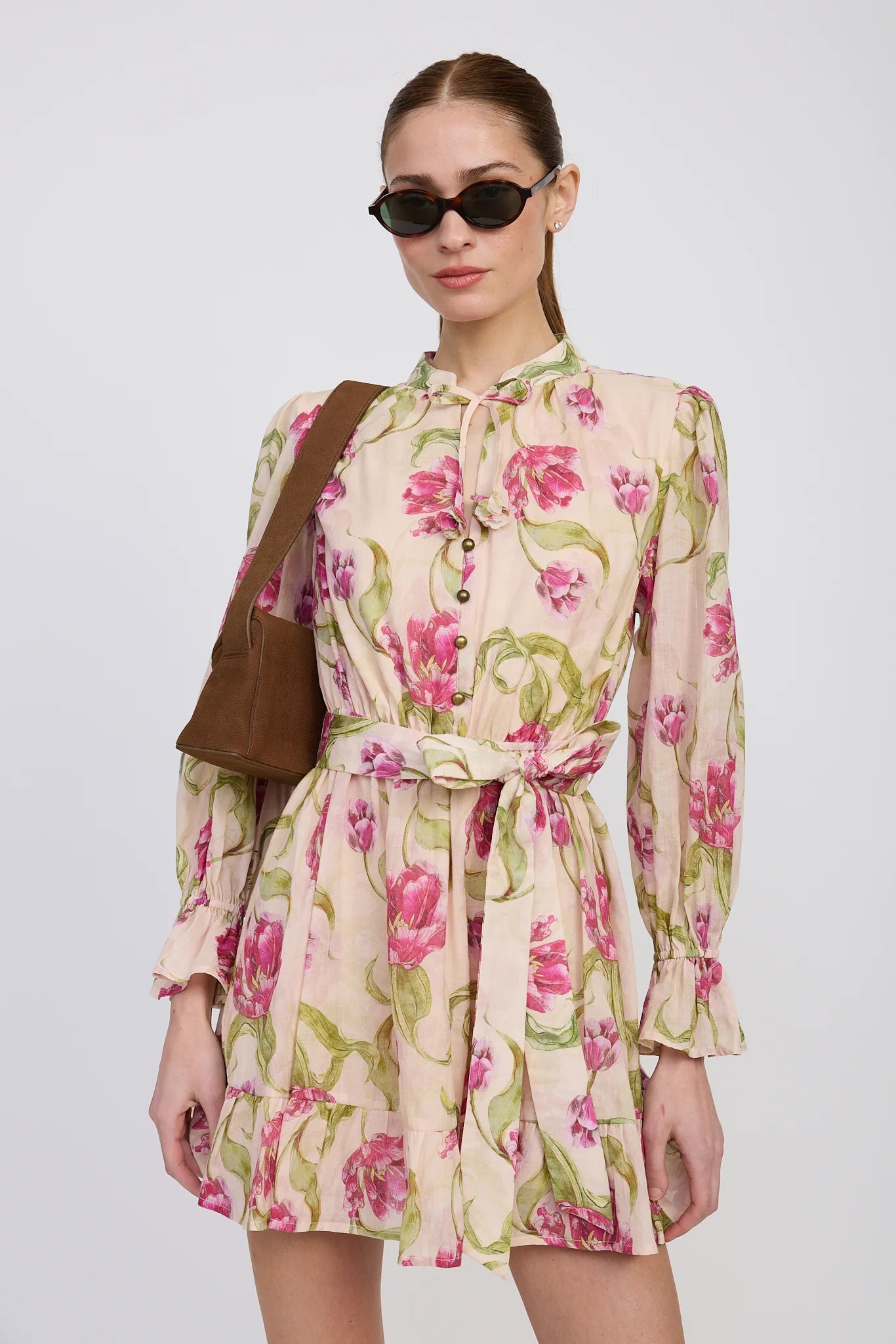 en saison lois mini dress in pink