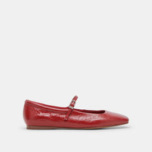 Load image into Gallery viewer, dolce vita reyes ballet flat in red crinkle patent