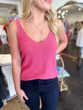 Load image into Gallery viewer, another love sammy tank in haute pink