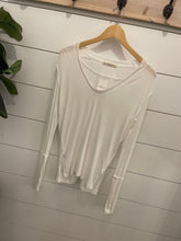 Load image into Gallery viewer, free people fresh and clean long sleeve in ivory