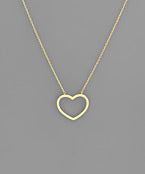 the live and love necklace in gold