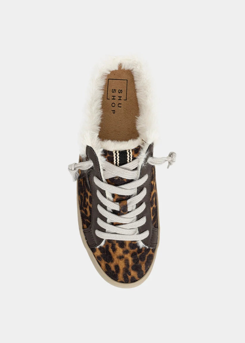 shu shop pinah sneaker in leopard print