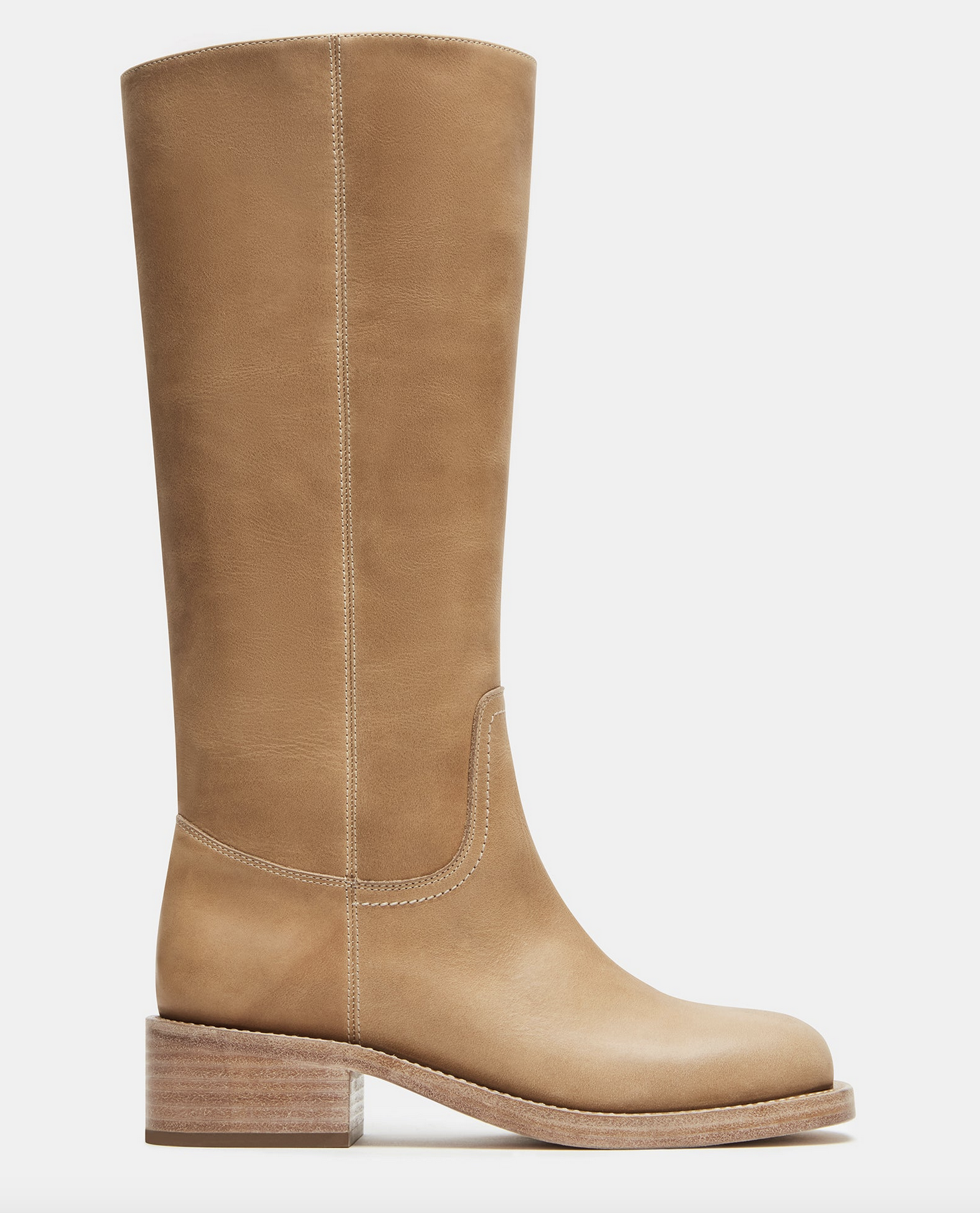 steve madden riggs banana leather boot