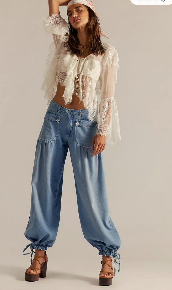 free people lotus jeans in bijou blue