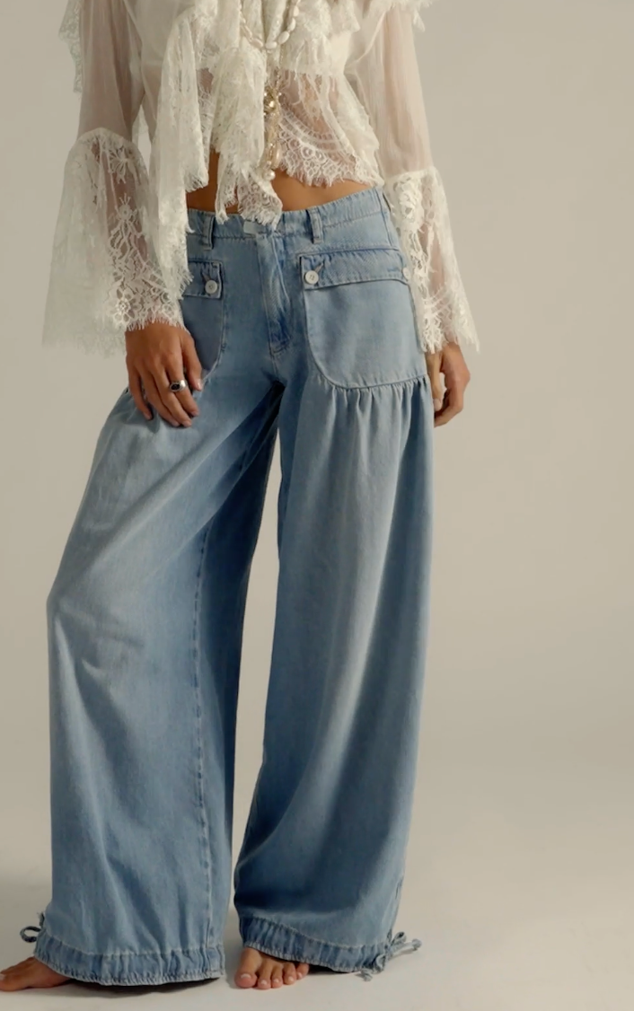 free people lotus jeans in bijou blue