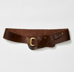 free people jericho hip belt in dark roast