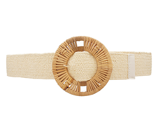 karlie straw belt in light natural