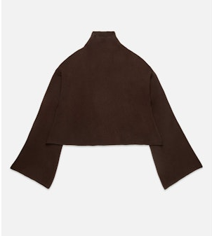 deluc chuck turtleneck sweater in cacao