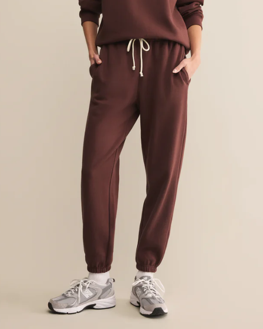 z supply stadium cotton jogger in sandalwood