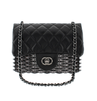 pewter crossbody handbag