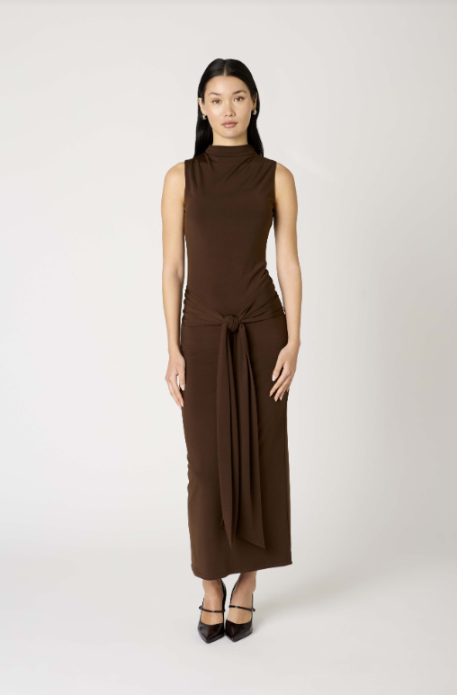 nia victoria dress in espresso