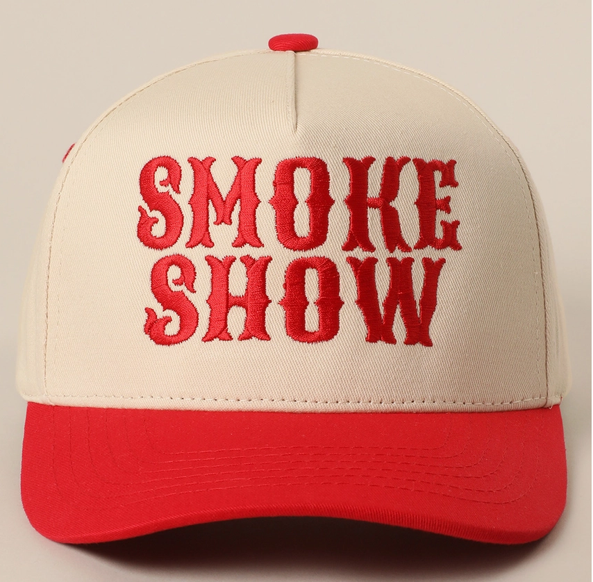smoke show trucker hat