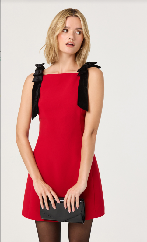 astr ambria dress in red