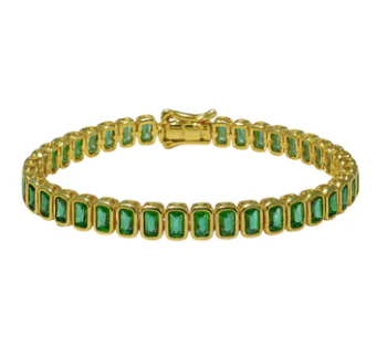aubrey adele allure bracelet emerald