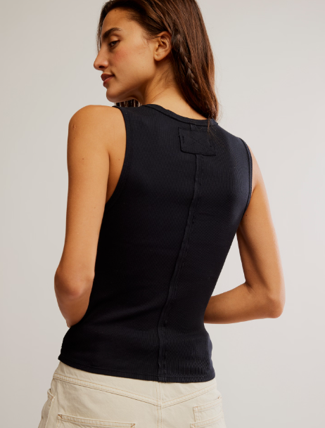 free people neria tank in black