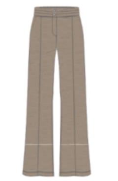 Spanx air essentials flare pant in birch heather