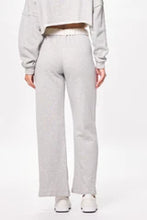 Load image into Gallery viewer, vintage havana hunter grey fleece pant with rollover waistband
