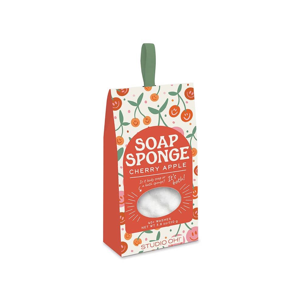 Be All Smiles Soap Sponge in cherry apple