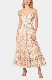 ASTR lianna dress in pink multi floral