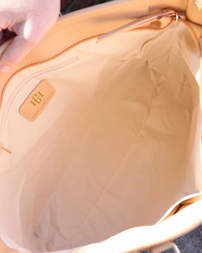 caroline hill jayden tote in tan
