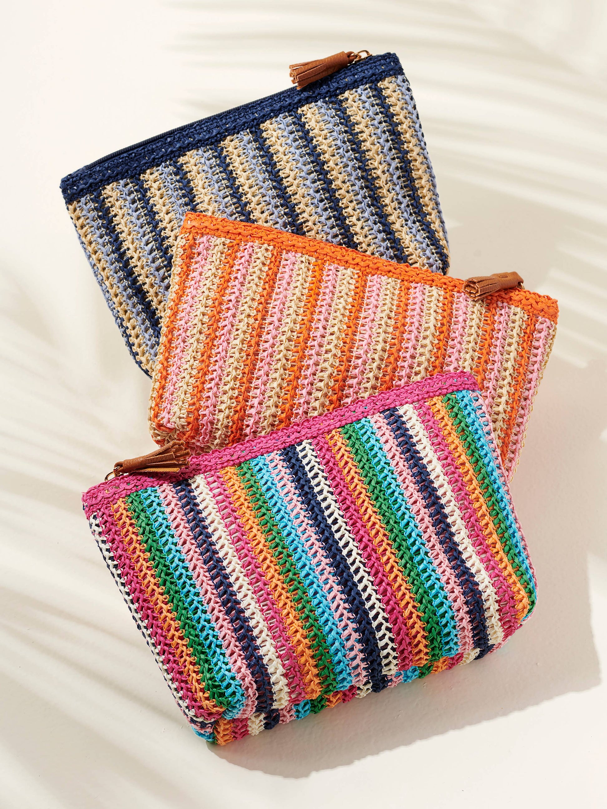 maya zip pouch in multi