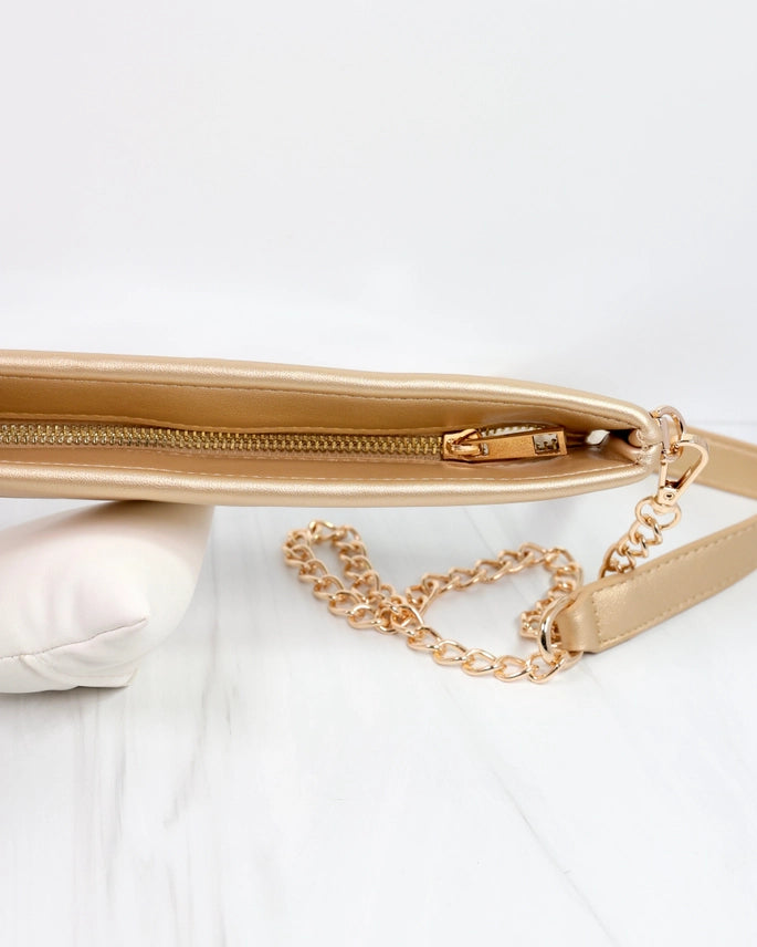 caroline hill madi crossbody in gold