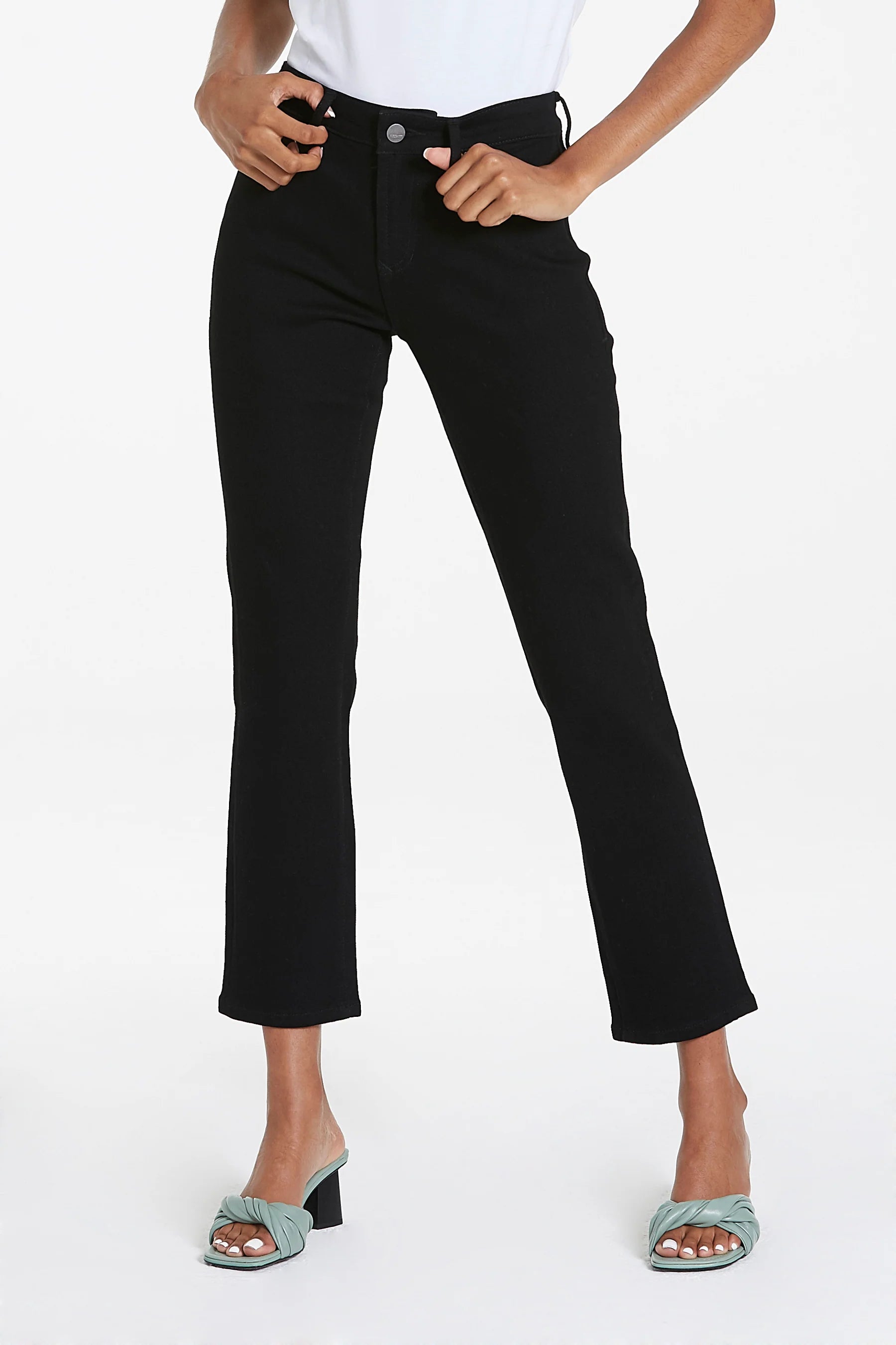 dear john blaire high rise ankle in black arrow