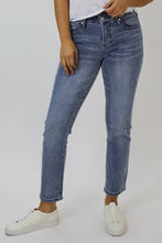 Load image into Gallery viewer, dear john blaire high rise ankle slim straight in urban bay