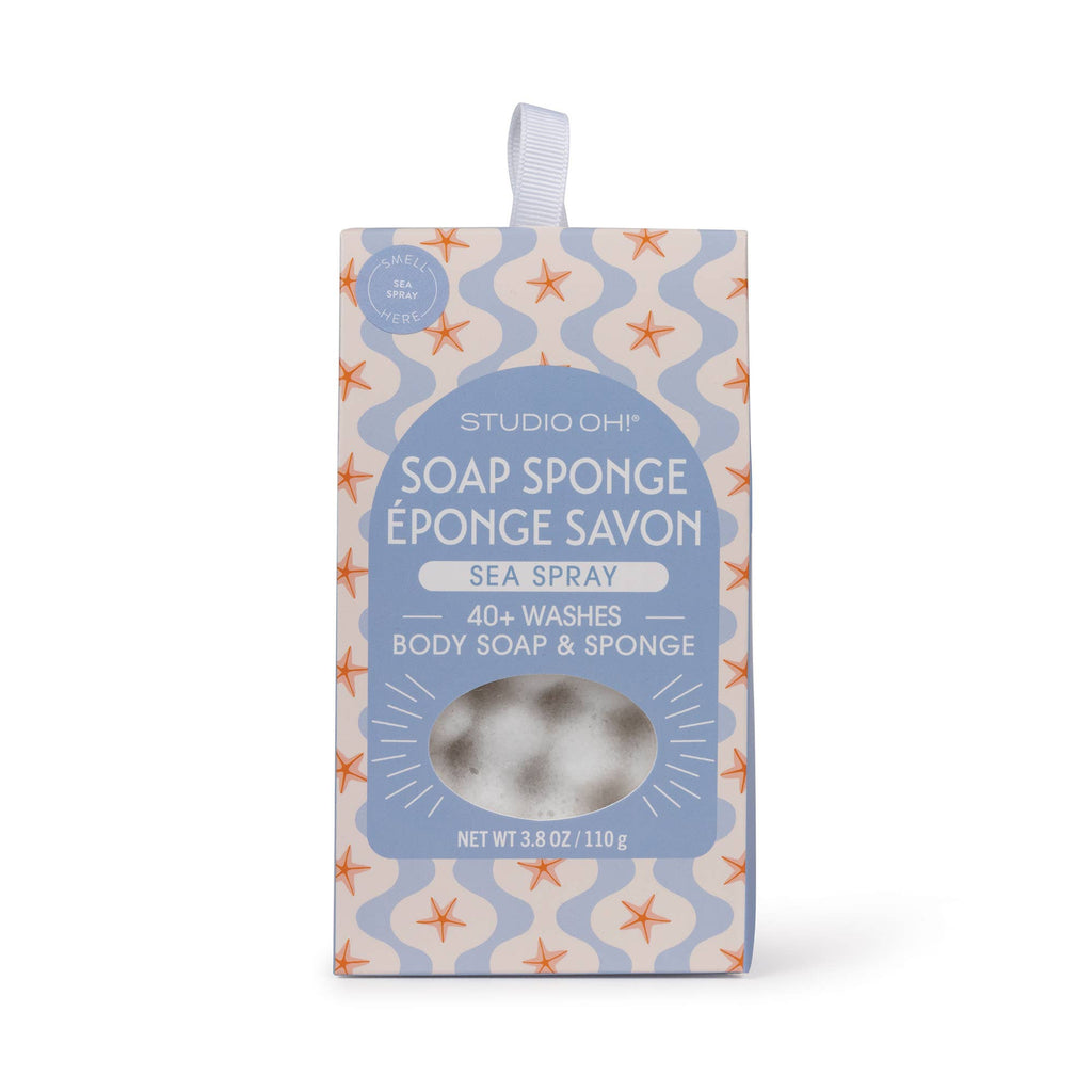 Riding the Waves Soap Sponge in sea spray