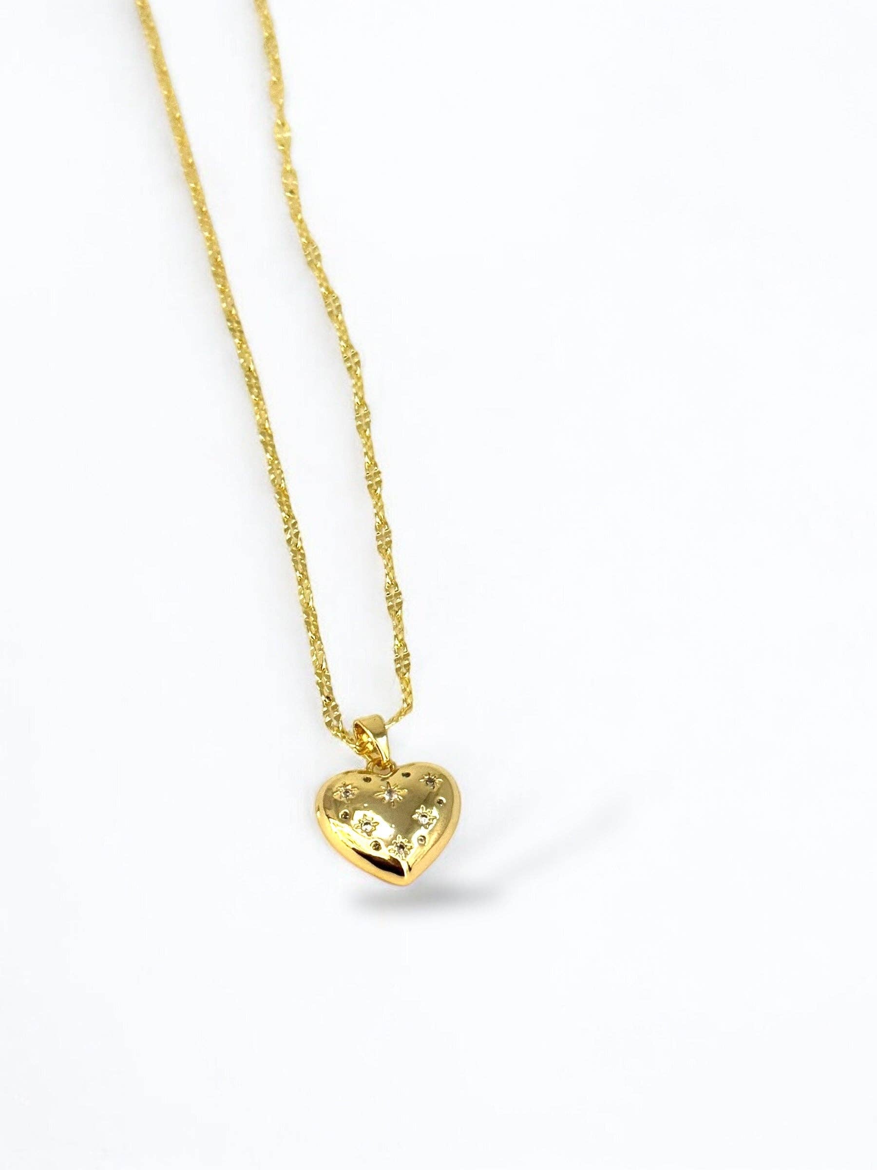 koda crystal heart necklace