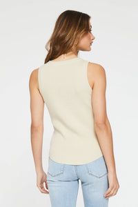 another love cora sleeveless tank sweater in porcelain