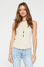 Load image into Gallery viewer, another love cora sleeveless tank sweater in porcelain