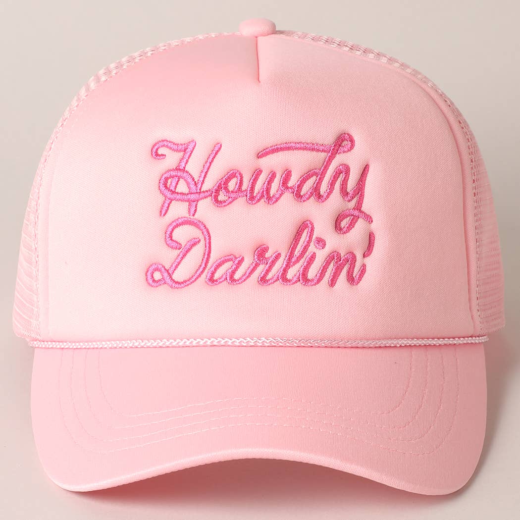 HOWDY DARLIN' trucker hat