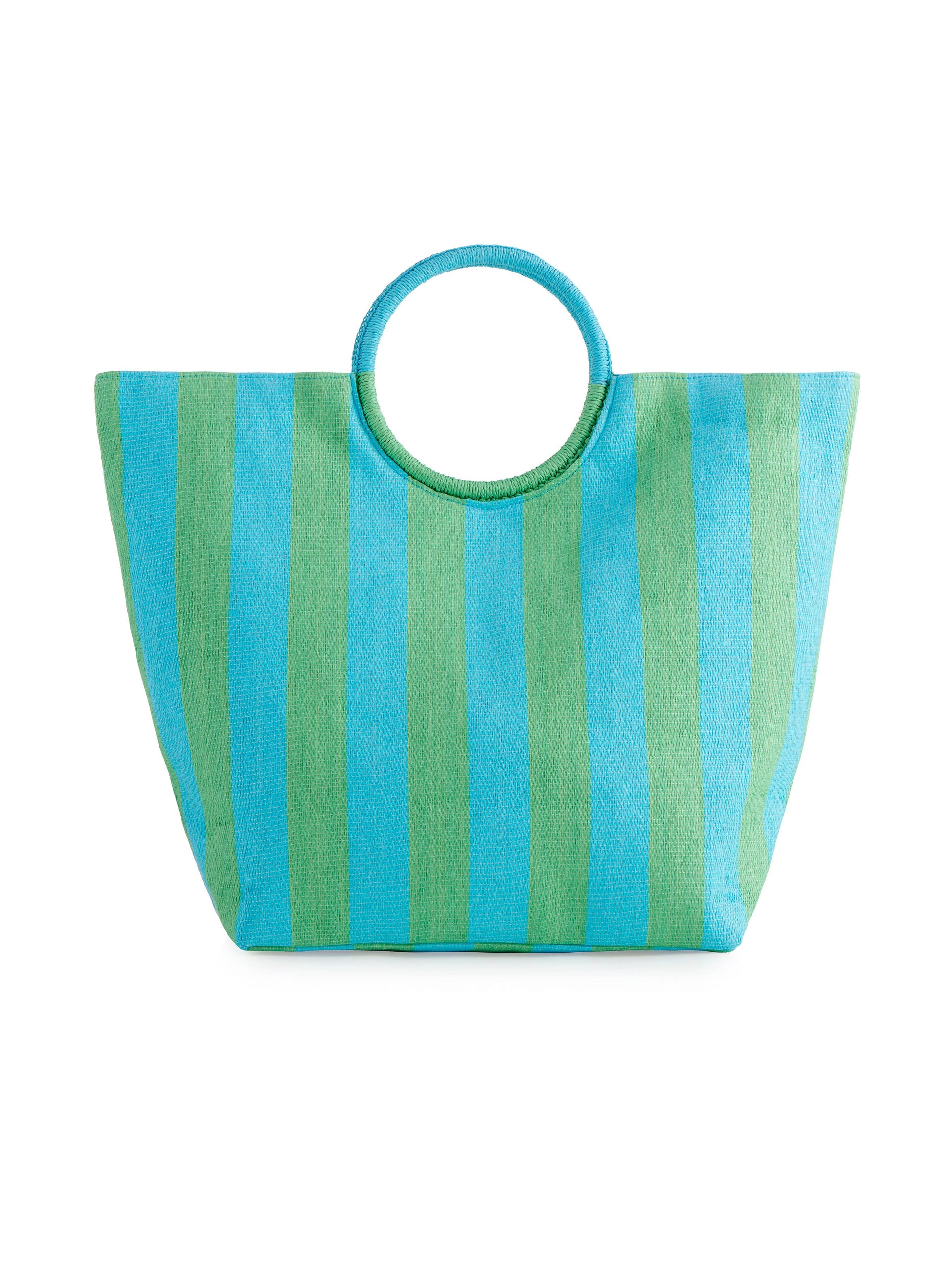 mirage tote in aqua