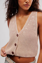 Load image into Gallery viewer, free people close to me vest in mellow rose