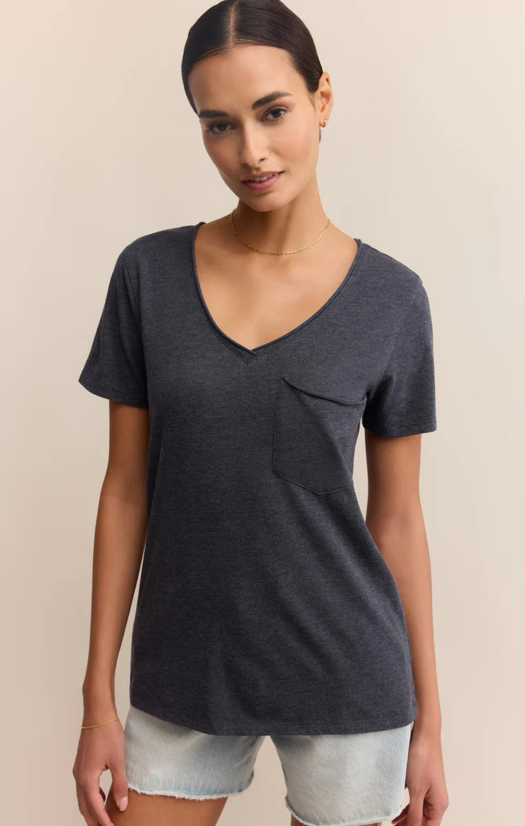 z supply modern pocket tee in eclipse