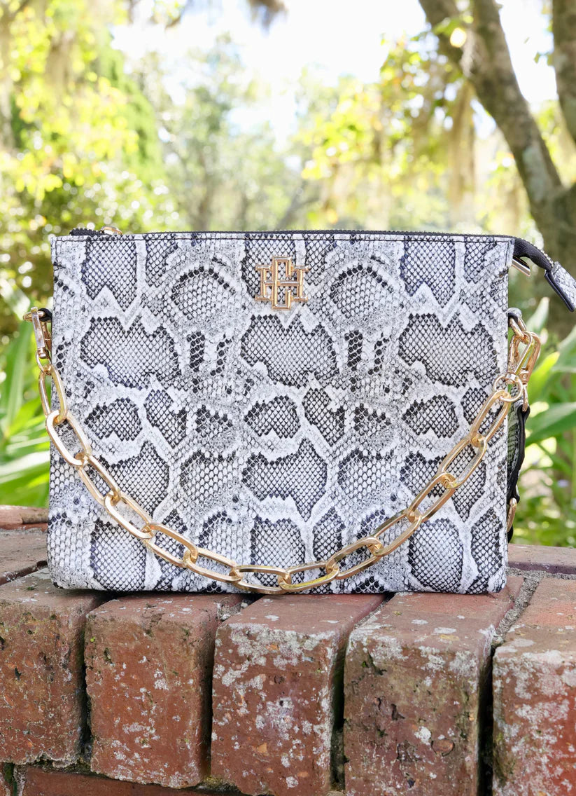 caroline hill ariana crossbody in charcoal