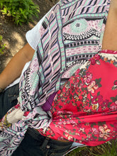 Load image into Gallery viewer, free people mixed fabric top